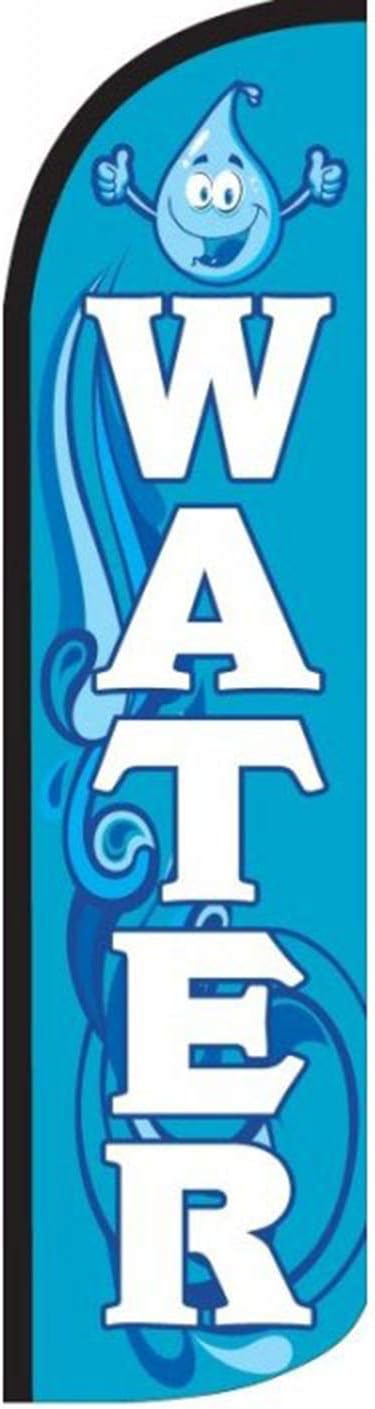 NEOPlex - "Water" 12-Foot Windless Swooper Feather Flag (Flag ONLY)