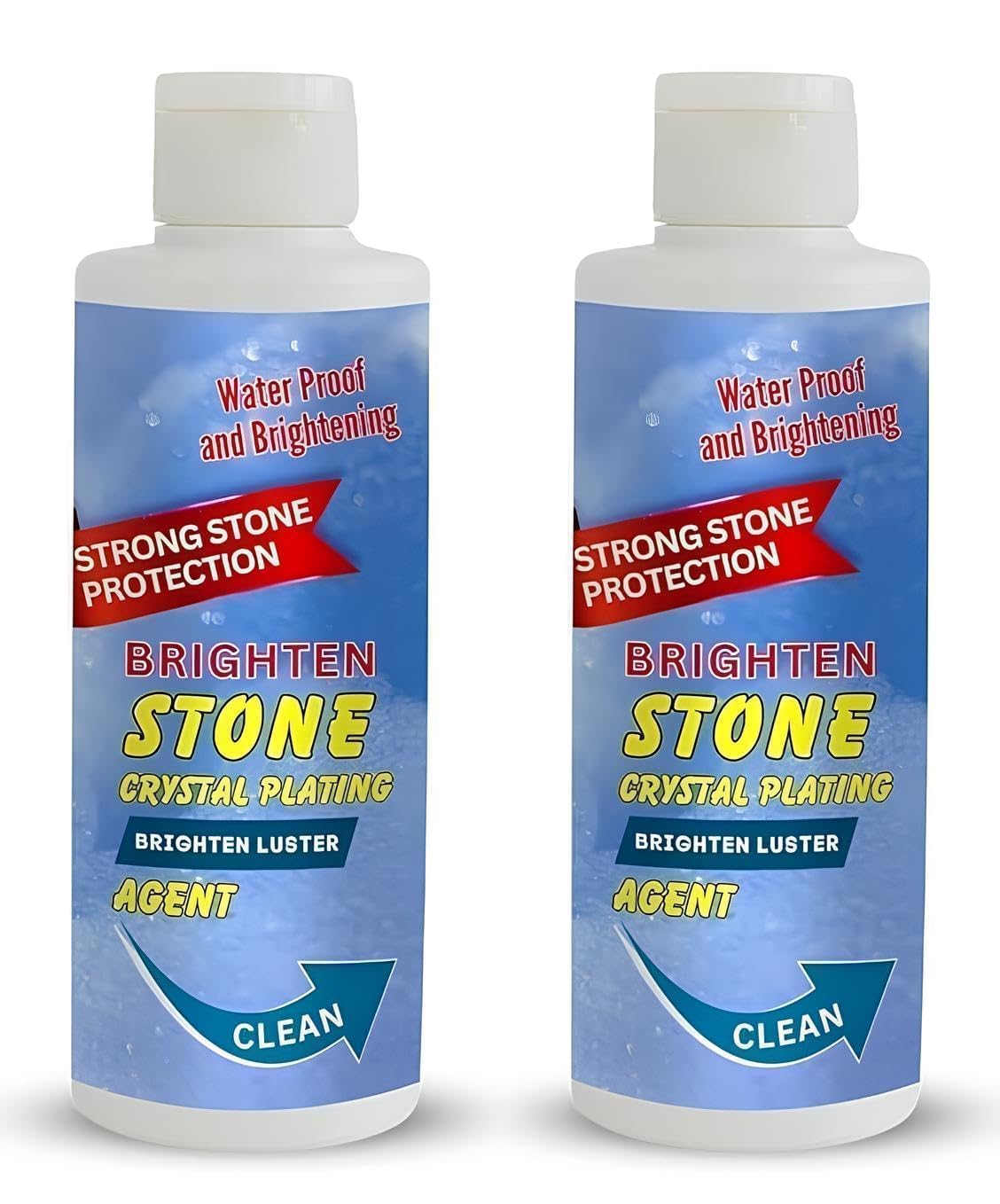 Stone Crystal Plating Brighten Luster Agent for Marble, Granite & Stone, Floor Cleaner Help to Remove Stains Grease Grime Water Spots Fingerprints Smudges (Pack of 2) Each 100 ML (B0D9KYF5RW) Amazon Price History, Amazon Price Tracker