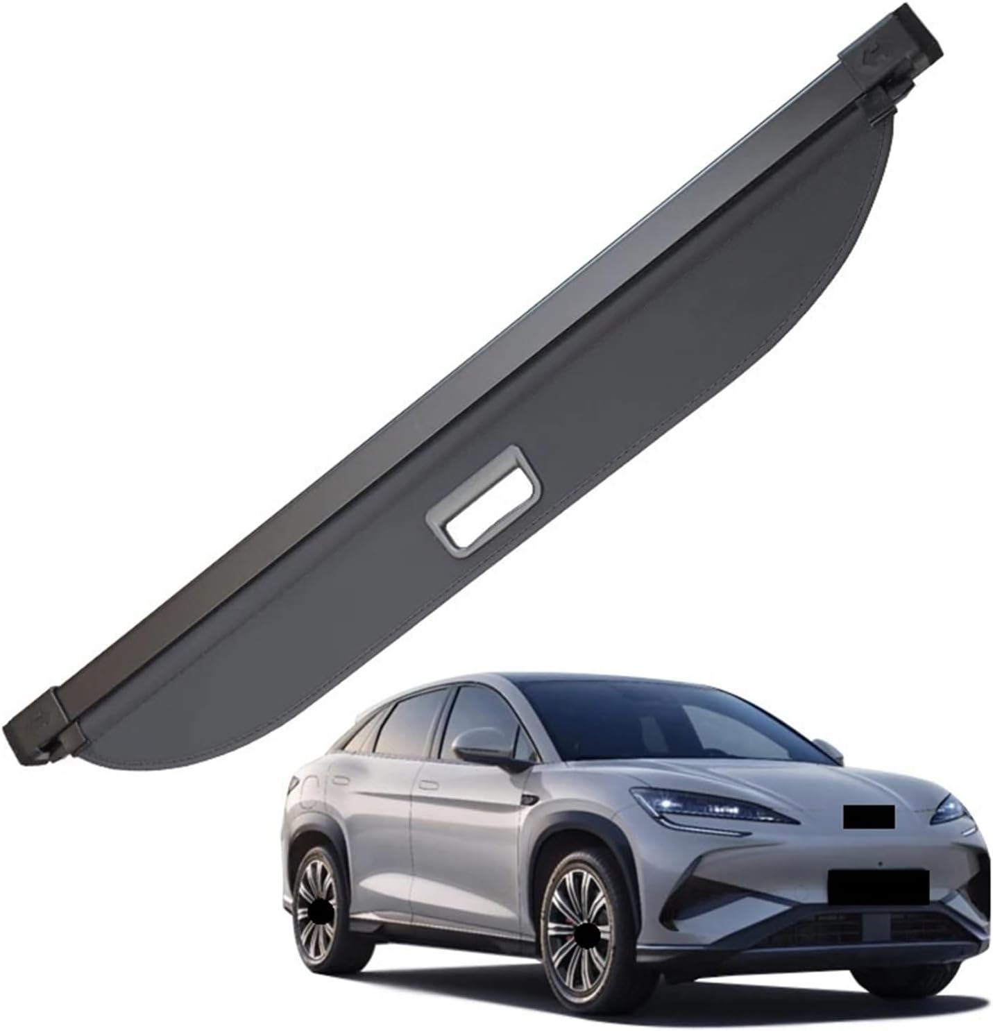for BYD Sealion 7 Retractable Trunk Cargo Cover Parcel Rack Waterproof Shield Privacy Anti-Peeping Auto Interior Accessories(Black)