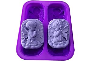 4 Cavity Angel Silicone Molds: A Heavenly Creation for Baking and More