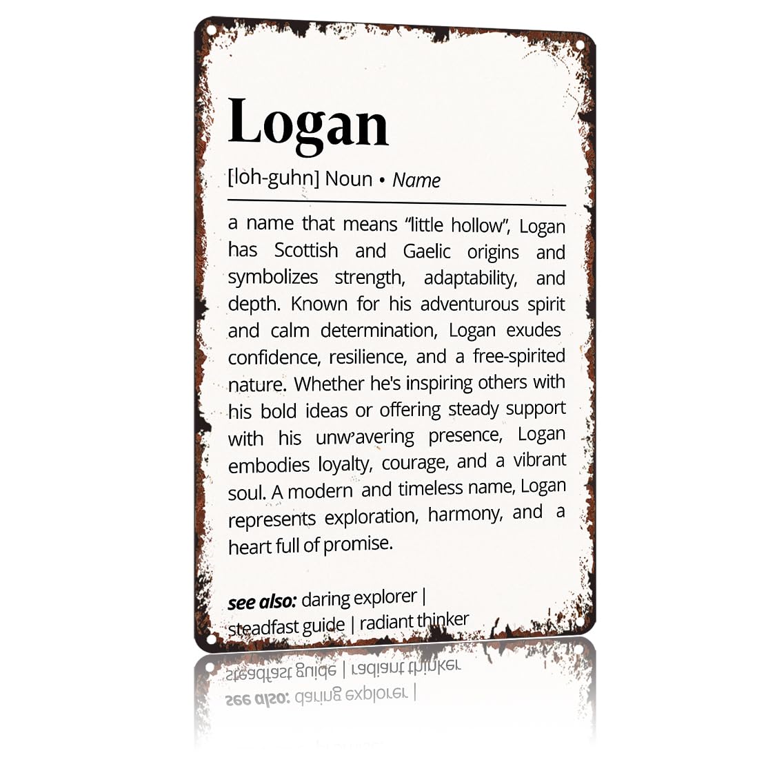 Old Coin Collect Art Plaque 8x12 Inch, Hobby Style Aluminum Decor For Household Layout