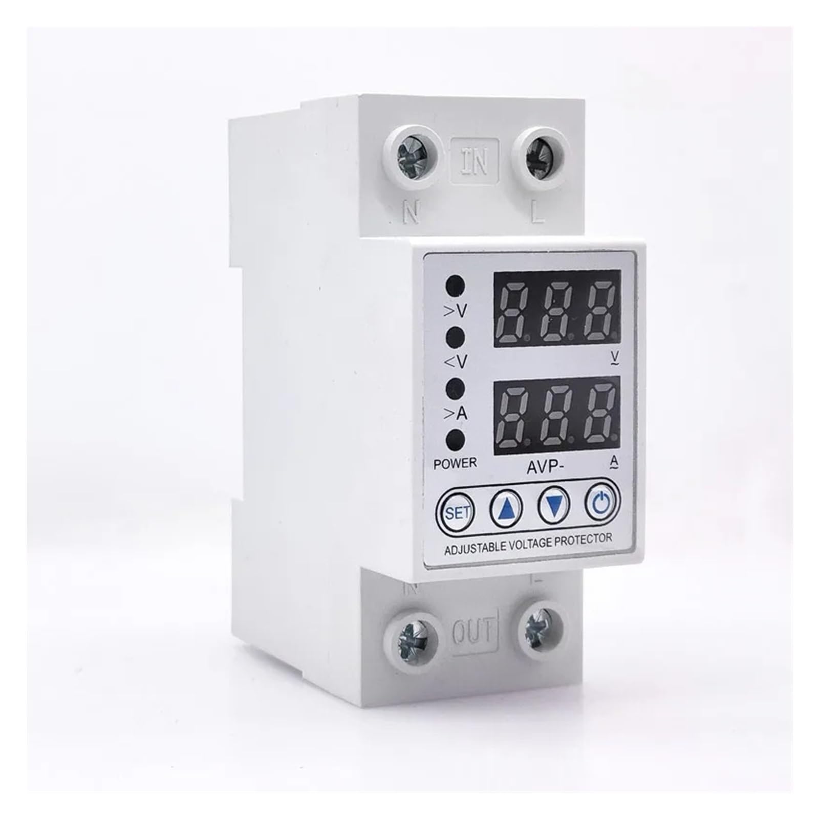 Protector de sobretensión ajustable 40A que corta y restablece la corriente automáticamente 4