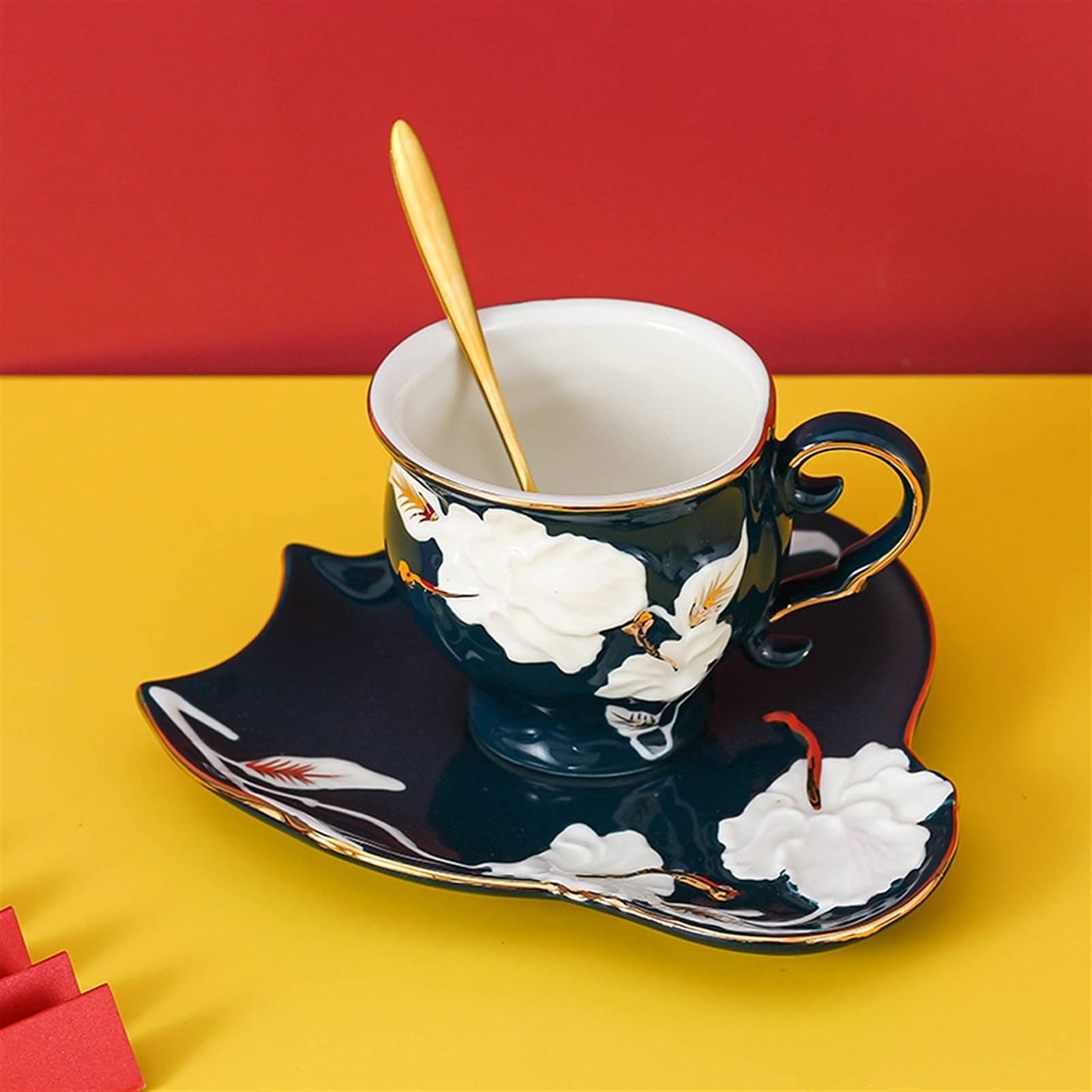 Ceramiczny Zestaw Filiżanek I Spodków Do Kawy I Herbaty Porcelana Kostna Ceramiczne Współczesne Filiżanki Kubki Elegancki Zestaw Kubków Do Kawy I Spodków
