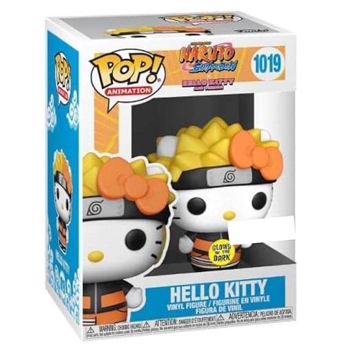 Funko Pop Animation #1019 - Naruto X Hello Kitty - Hello Kitty (Glow In The Dark) (Target Exclusive)