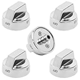 DG68-00377A Stove Knob Replacement for Samsung Oven Knobs Replacements for Samsung Compatible with NX58F5500SS FX710BGS NX58H9500WS NY58J9850WS NX58H9500WS, Stainless Steel Reinforcement, Durable