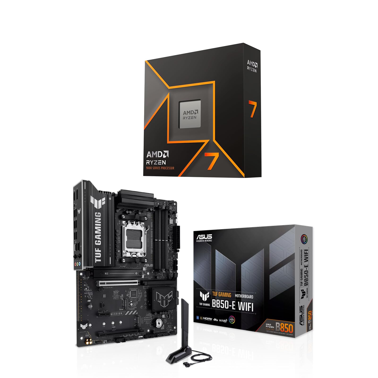 Amazon.com: MICRO CENTER CPU Motherboard Combo - AMD Ryzen 7 9700X