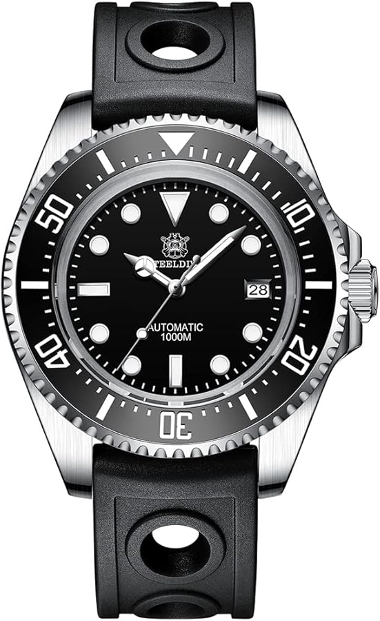 Amazon | STEELDIVE メンズ腕時計, 自動巻き時計 スポーツ 機械式時計