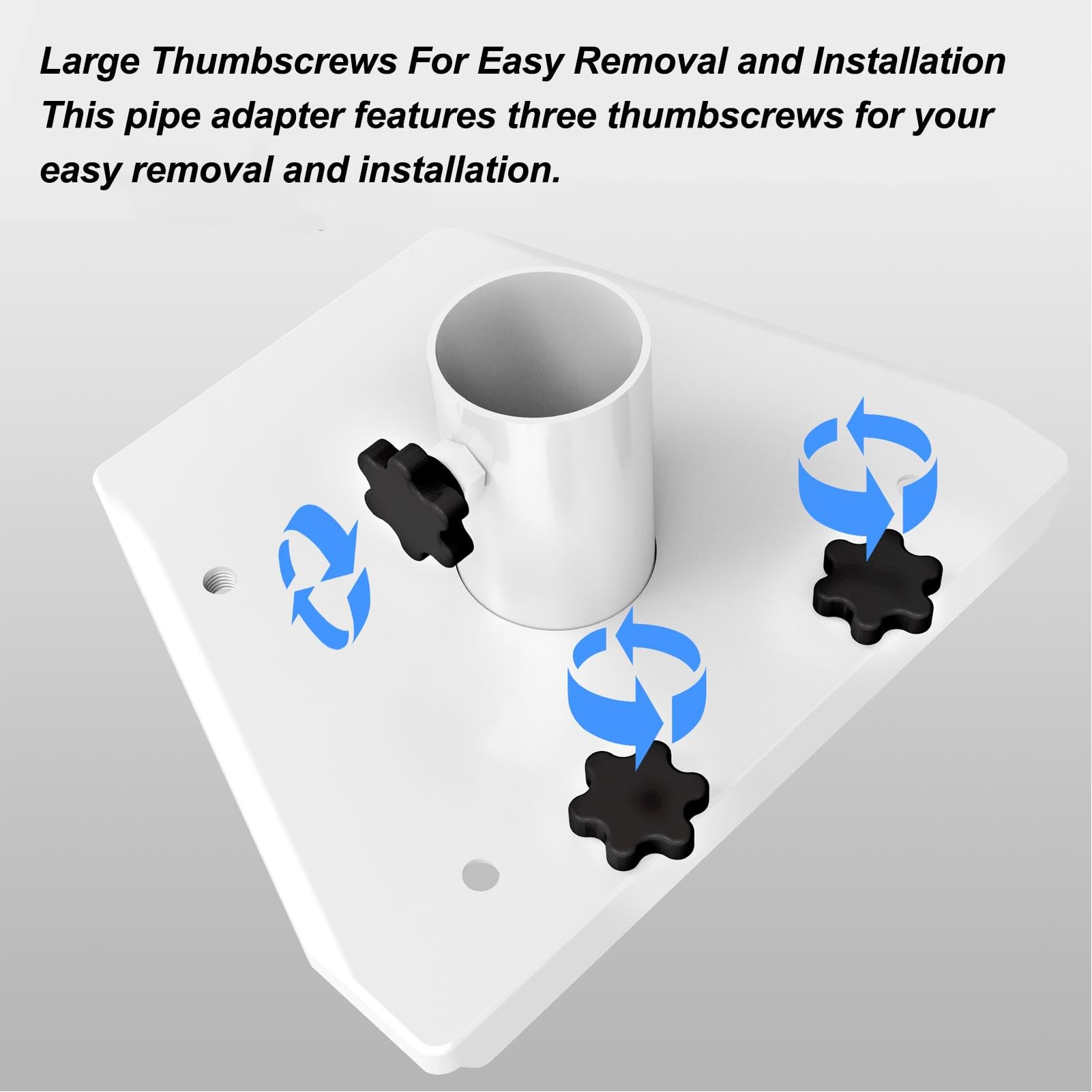 Adaptateur de Tuyau Gen 3, Kit de D'adaptateur de sur Poteau Support sur Poteau V3, Kit de Gen 3 pour Plat Standard