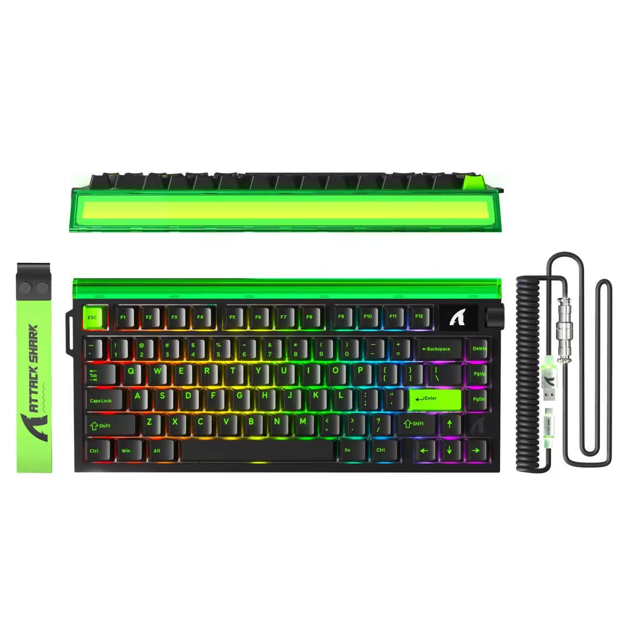 Amazon.com: ATTACK SHARK R85 HE 75% Magnetic Wired Gaming Keyboard