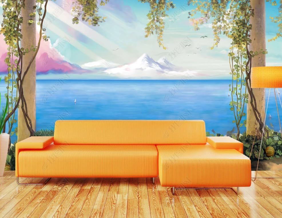 Papier peint intissé fleur de qualité supérieure grand format 450cm