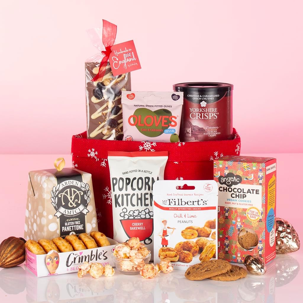 The Gluten & Wheat Free Goodie Food and Drink Hamper Christmas Hamper
