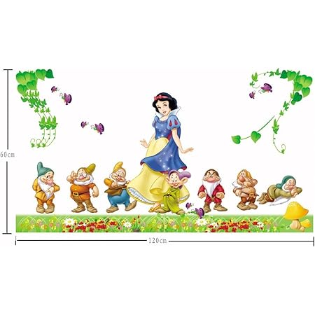 Amazon Com 1 Pegatina De Pared Para Bebe Color Blanco Como La Nieve Y Los Siete Enanos Peel Stick Para Guarderia Bebe Home Kitchen Amazon Com 1 Pegatina De Pared Para Bebe Color Blanco Como La Nieve Y Los Siete Enanos Peel Stick Para Guarderia Bebe Home Kitchen