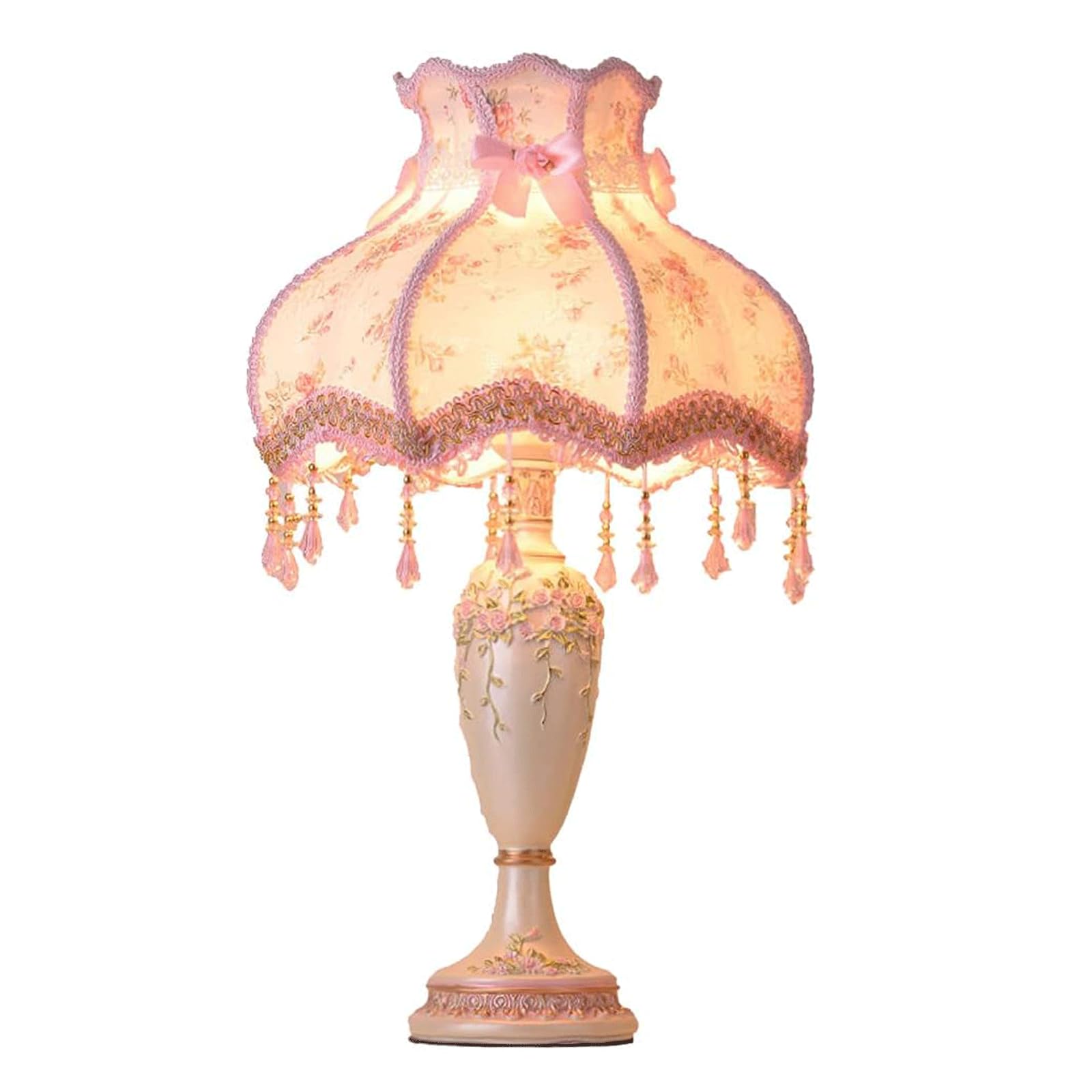 SEYFI Tableps,Pink Palace Style Tablep Resin Deskp Elegant Style Bedsidep for Liviroom Bedroom Bedside Counterp Decorate