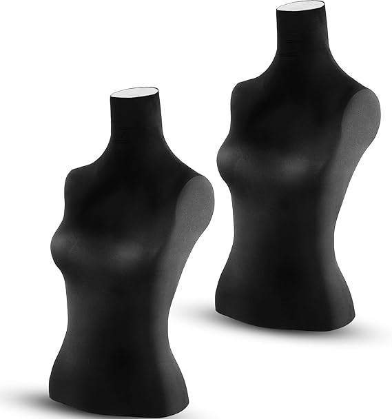 Tudomro 2 Pcs Mannequin Fabric Cover Mannequin Cover with