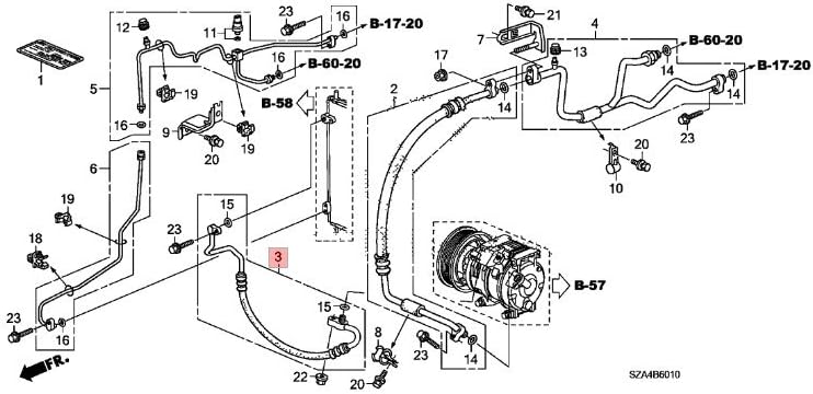 Genuine Honda (80315-SZA-A01) Discharge Hose