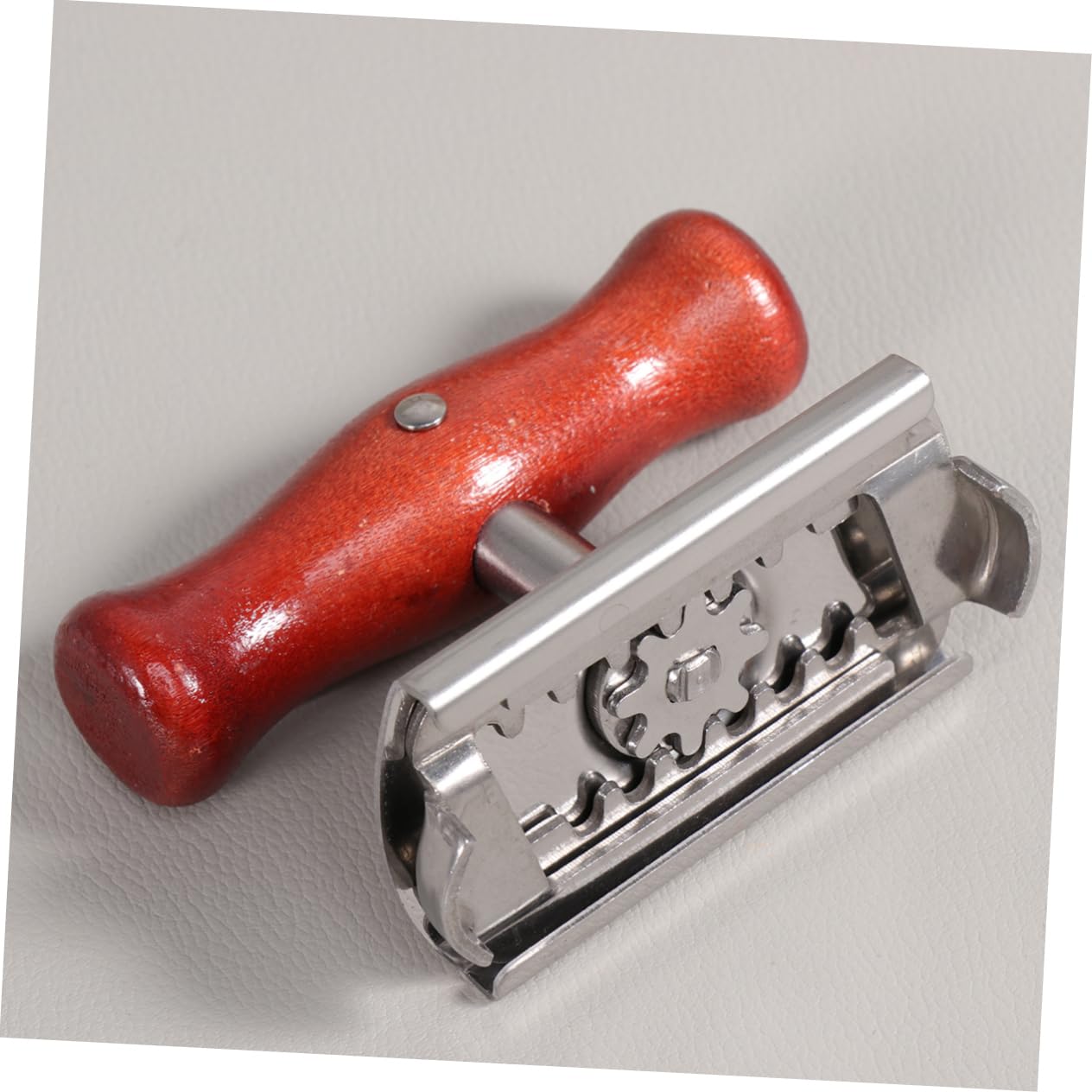 MUCKLILY Adjustable Stainless Steel Jar Opener with Wooden Handle Versatile Bottle Can Opener for Kitchen Home Camping Outdoor Use present for Friends and Family