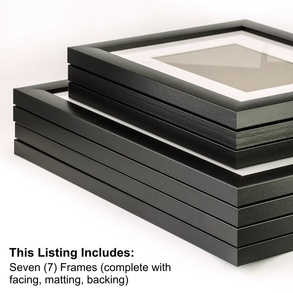 Craig Frames 1WB3BK 23247 シングルマット写真フレーム 14x22 ホワイト 622142201B32A並行輸入 Craig Frames B161 Pre-cut Mat Board, Various Sizes, Granite Gray