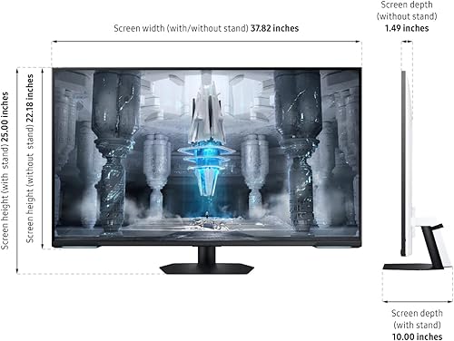 Miniatura 3 de SAMSUNG Odyssey Neo G7 Series 4K UHD Smart Gaming Monitor de 43 pulgadas, 144 Hz, 1 ms, pantalla VESA HDR600, tecnología de matriz cuántica, AMD