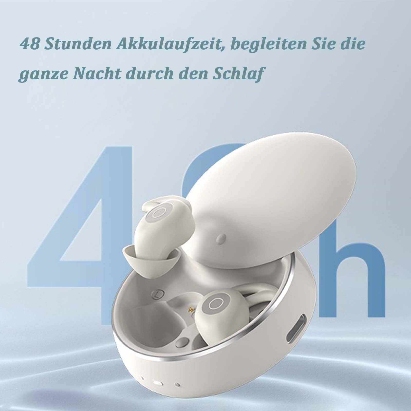 2026 Artevive Bluetooth Moto Earbuds, Mini Kopfhörer Bluetooth Unsichtbar mit ANC, Komfort in Ear Kopfhörer Bluetooths für Anti-Schnarchen, Schlaf, Bewegung, Reisen & Jeder Helm(Schwarz)