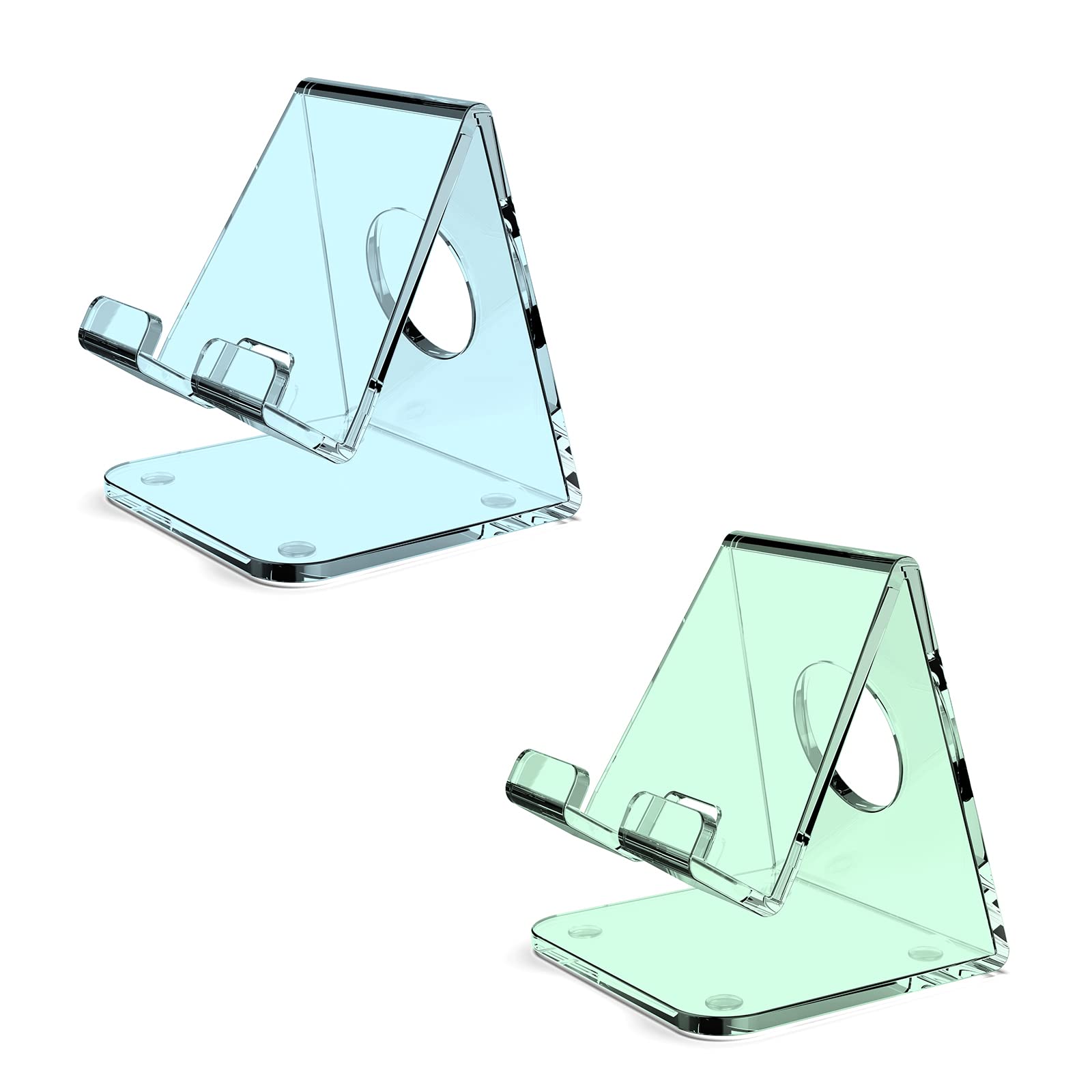 TOPGOBlue & Green Acrylic Cell Phone Stand