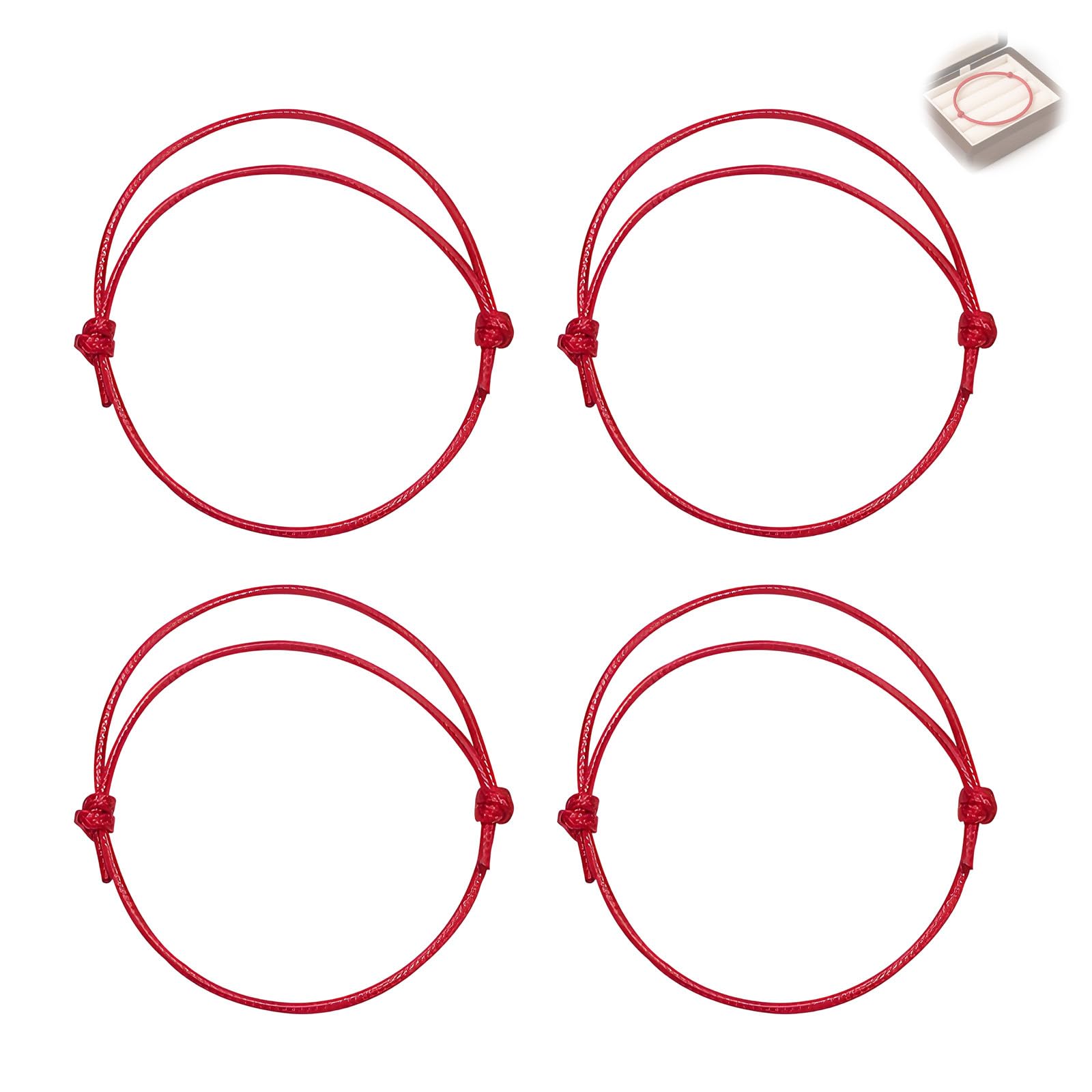 Yolev 8 stuks rood touw armband rood koord bescherming amulet armbanden handgemaakte vriendschap armband geknoopt kabbalah geluksarmbanden bescherming, geluk, vriendschap, afstuderen, verjaardag