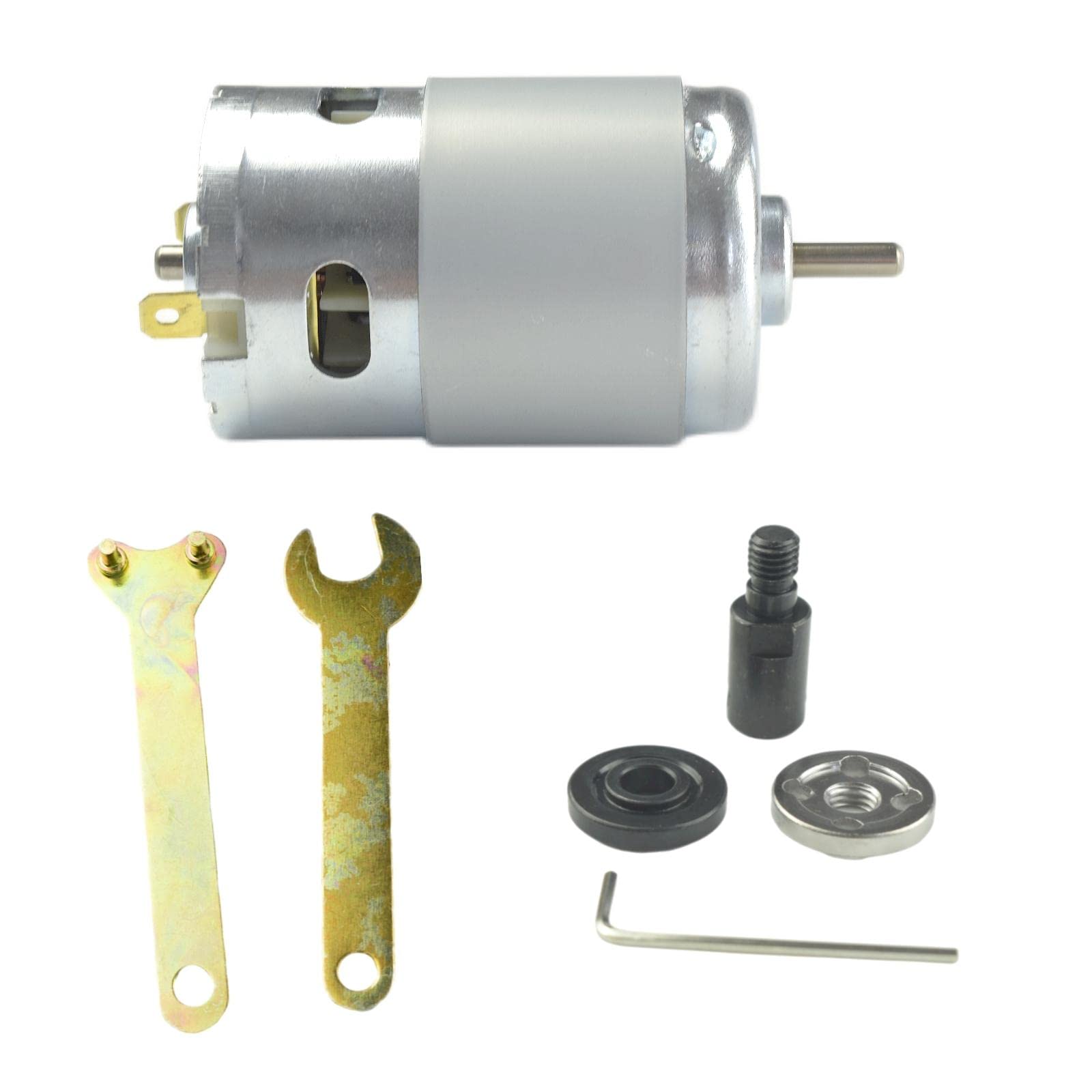 CONQUERALL 895 Motor 12V 9000RPM/ 24V 18000RPM Hochdrehmoment-Hochleistungs-Gleichstrommotor mit M10-5 Pleuelsatz