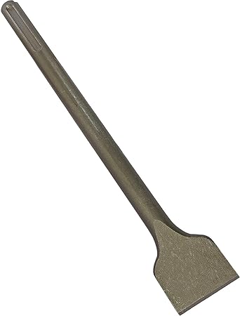 Inditrust New SDS Max Shank Flat Spade Pointed Chisel for Demolition hammer Concrete Breaker Jack Hammer Tool bit for Tile Chipping/Wall Slotting/Scraping Masonry Brick(18X280X50)