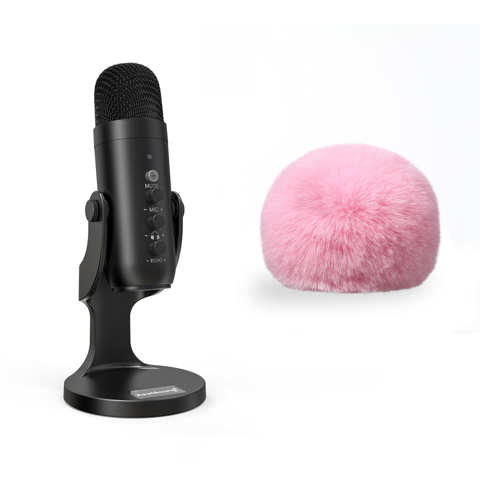 Amazon.com: ZealSound USB Condenser Microphone k66 and d65p Furry
