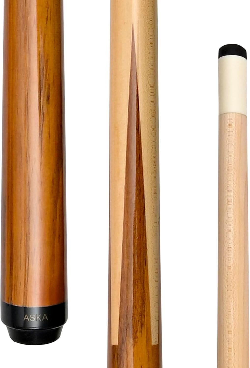 ASKA Short Kids Cue Stick, Canadian Hard Rock Maple, 13mm Hard Tip (Sneaky Pete, 36 inches)