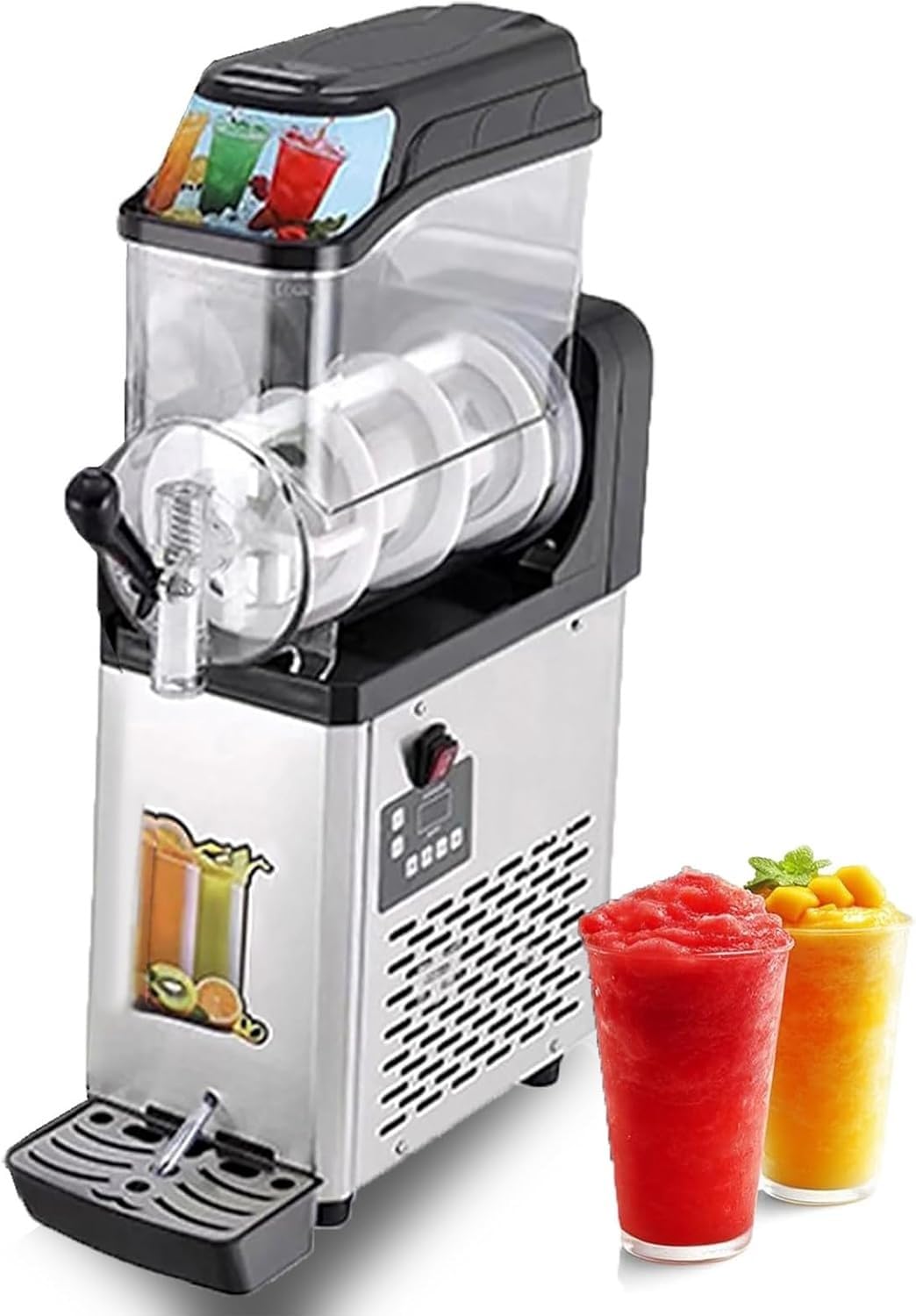 Macchina per granite professionale, 12 l, 3 in 1, per frullati, cocktail e succhi gelati