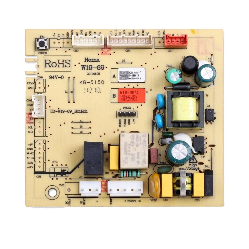 Zyjozmd W19-69Ac W19-69A W19-69Ab Control Board For Refrigerator Circuit Pcb Fridge Motehrboard Freezer Parts(W19-69Ac)