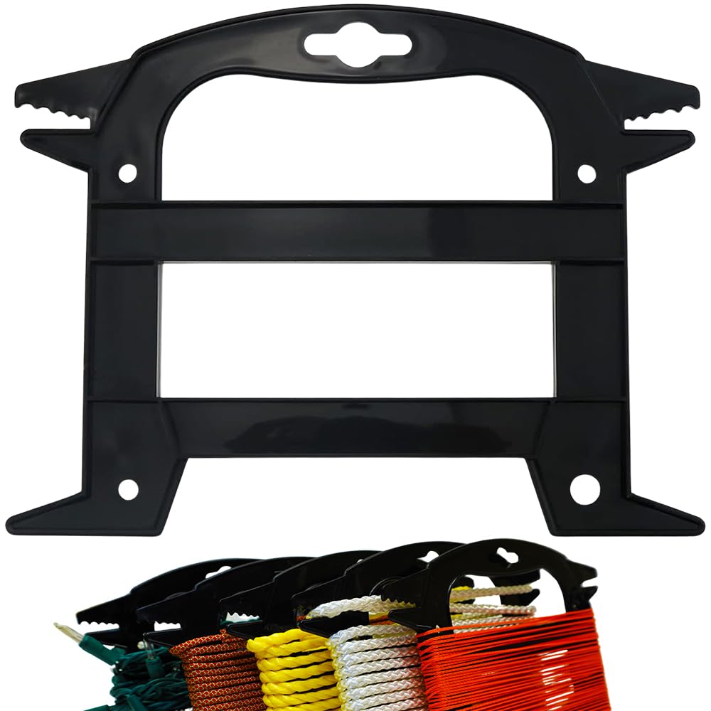 BORED? PARACORD! Cord Winder - Black, Polypropylene - Organize Paracord, Twine, Fishing Line, Anchor Line, Kite Spool - Outdoor & Home Use