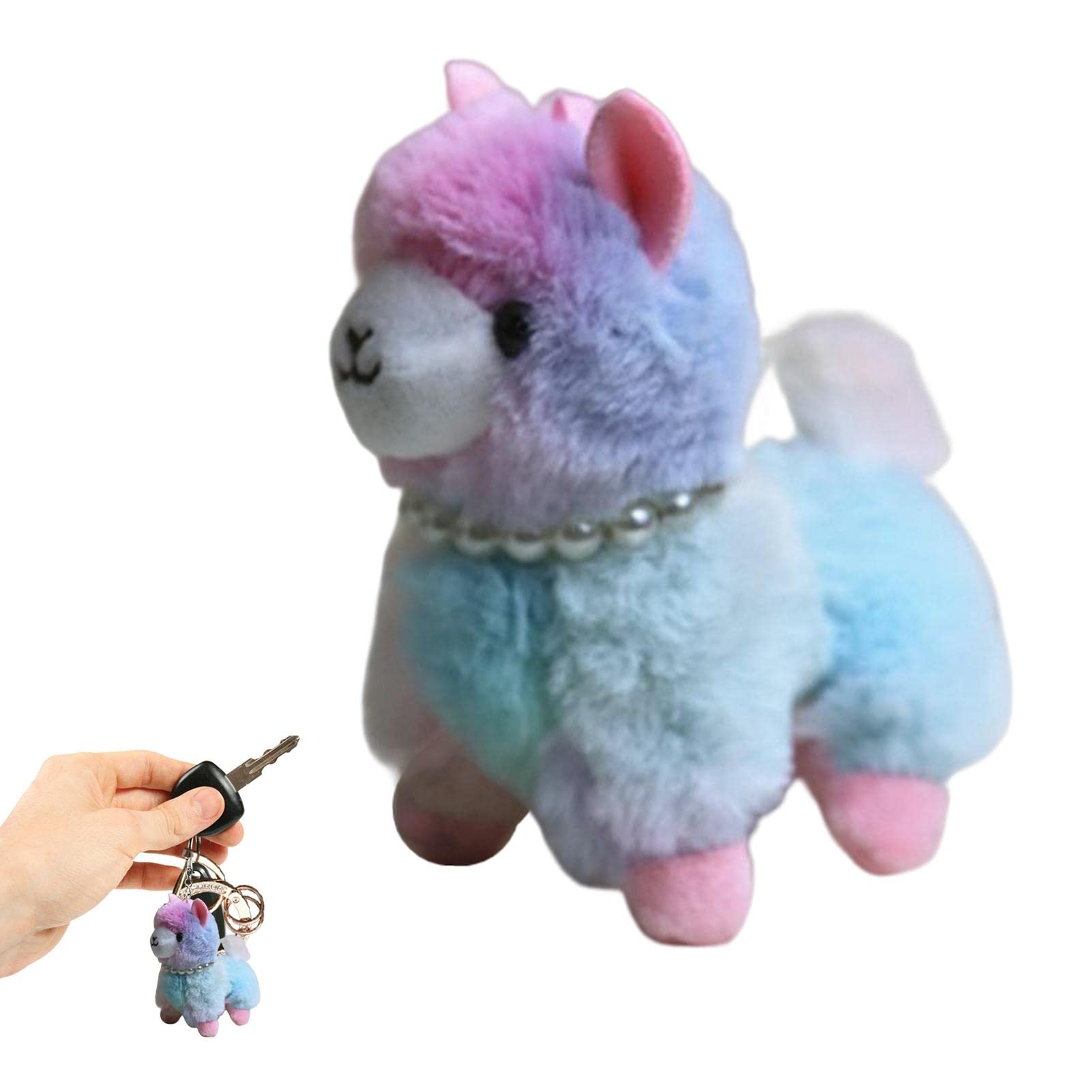 ベビーアルパカ　ぬいぐるみキーチャーム　2点セット ベビーアルパカ ぬいぐるみキーチャーム 2点セット ベビー