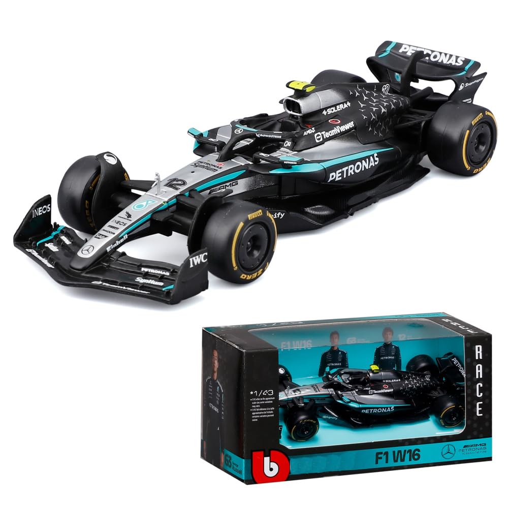 Amazon.com: Xiangtat 1:43 Model Car for 2025 Race AMG F1 W16 12