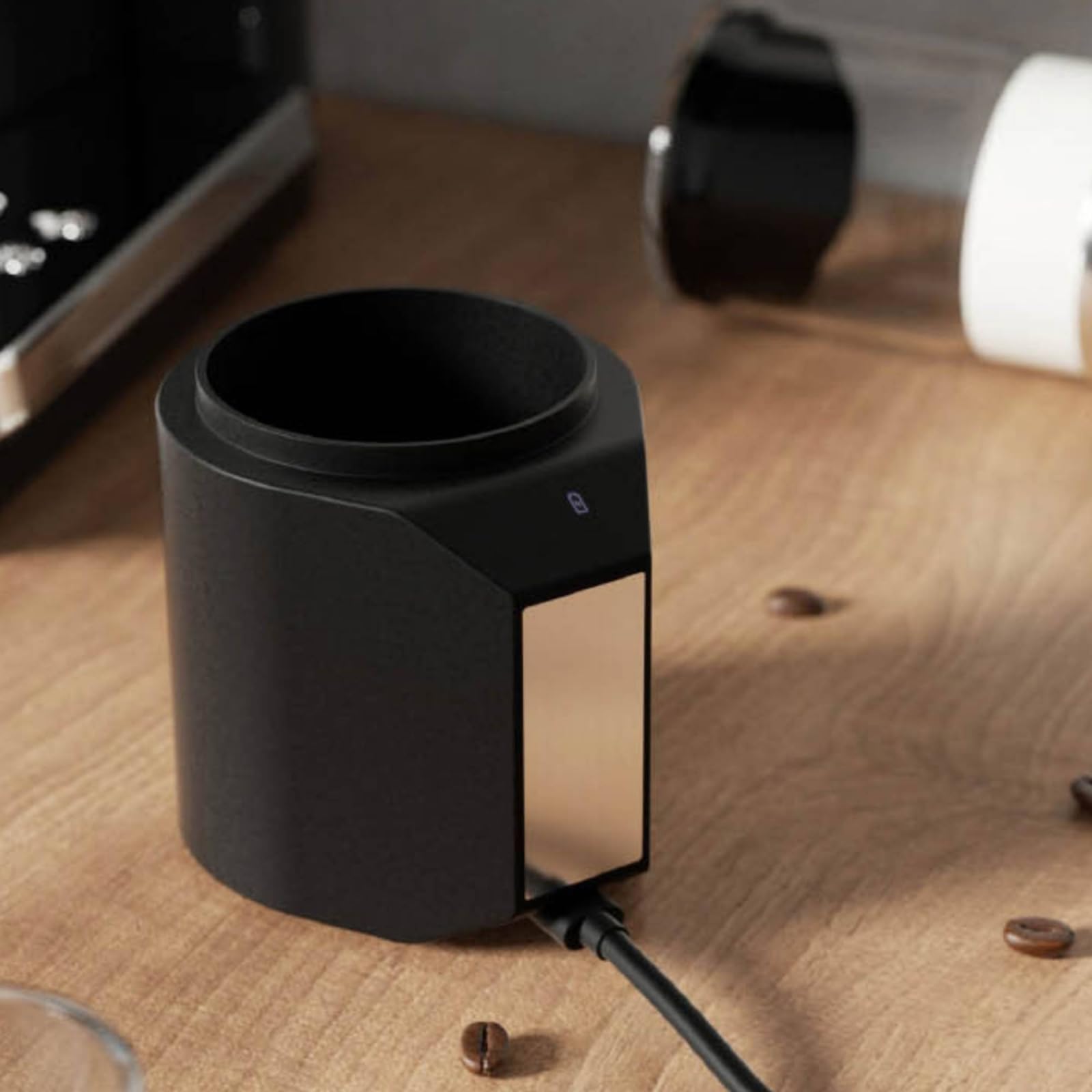 rockible Taza Dosificadora con Báscula Preciso Vaso Dosificador con Báscula Compacto Taza Dosificadora Digital para Cafetería, Cocina