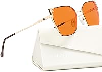 Vista 16 de ANYLUV Gafas de luz azul para mujeres y hombres, lentes de bloqueo de luz azul para mujer, anteojos de computadora antifatiga ocular