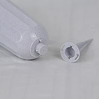 Vista 5 de Jarrón de cementerio para tumbas con espigas, paquete de 8 jarrones de cono de plástico para accesorios de tumba