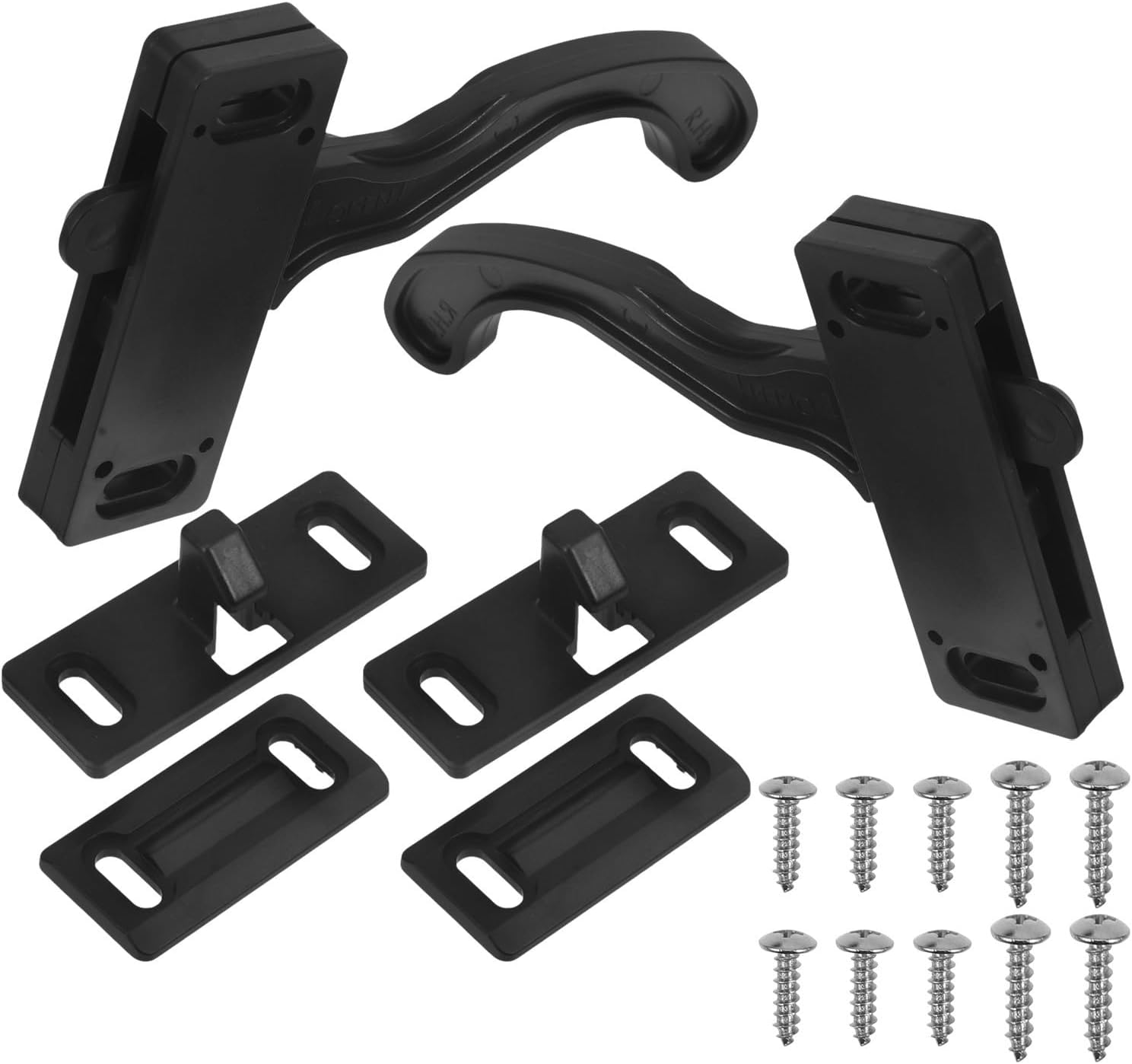 2 Pack Camper Screen Door Latch Replacement with Handle Lock