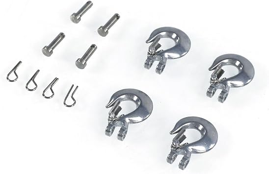 TOUCAN RC HOBBY 1/14 Metal Hooks for Remote Control Engineering Vehicles RC Truck Trailer Hydraulic Loader Wheeled Excavator Model Car