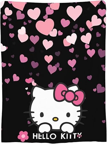 Miniatura 9 de Bonita manta de dibujos animados súper suave para dormitorio, sala de estar, cama, sofá auto, 60 x 50 pulgadas