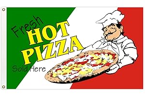 Fresh Hot Pizza Business Concession Stand Sign Banner