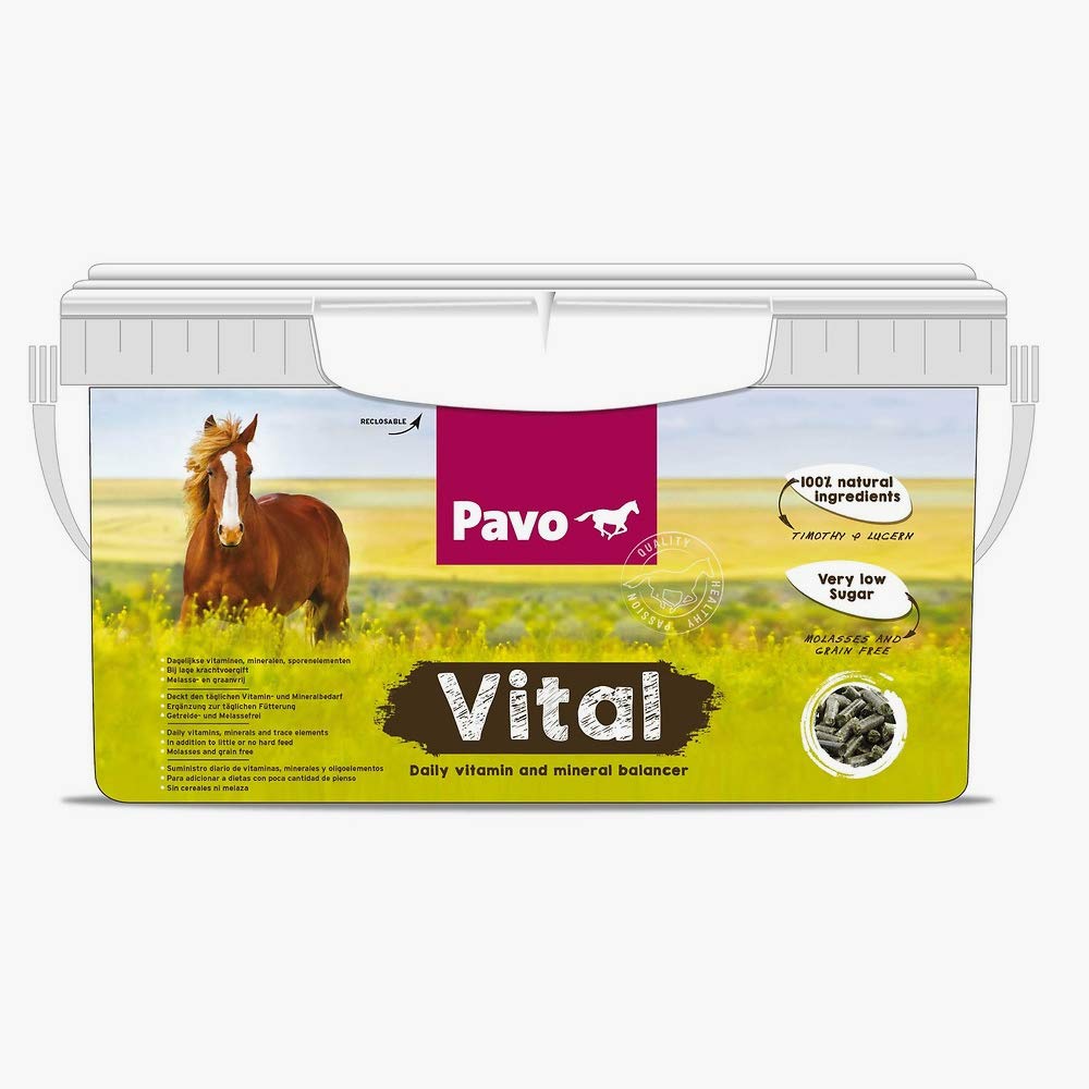 Pavo Vital Complete Mineralfutter Im 8 Kg Eimer – Die Perfekte Ergänzung Für Dein Pferd!
