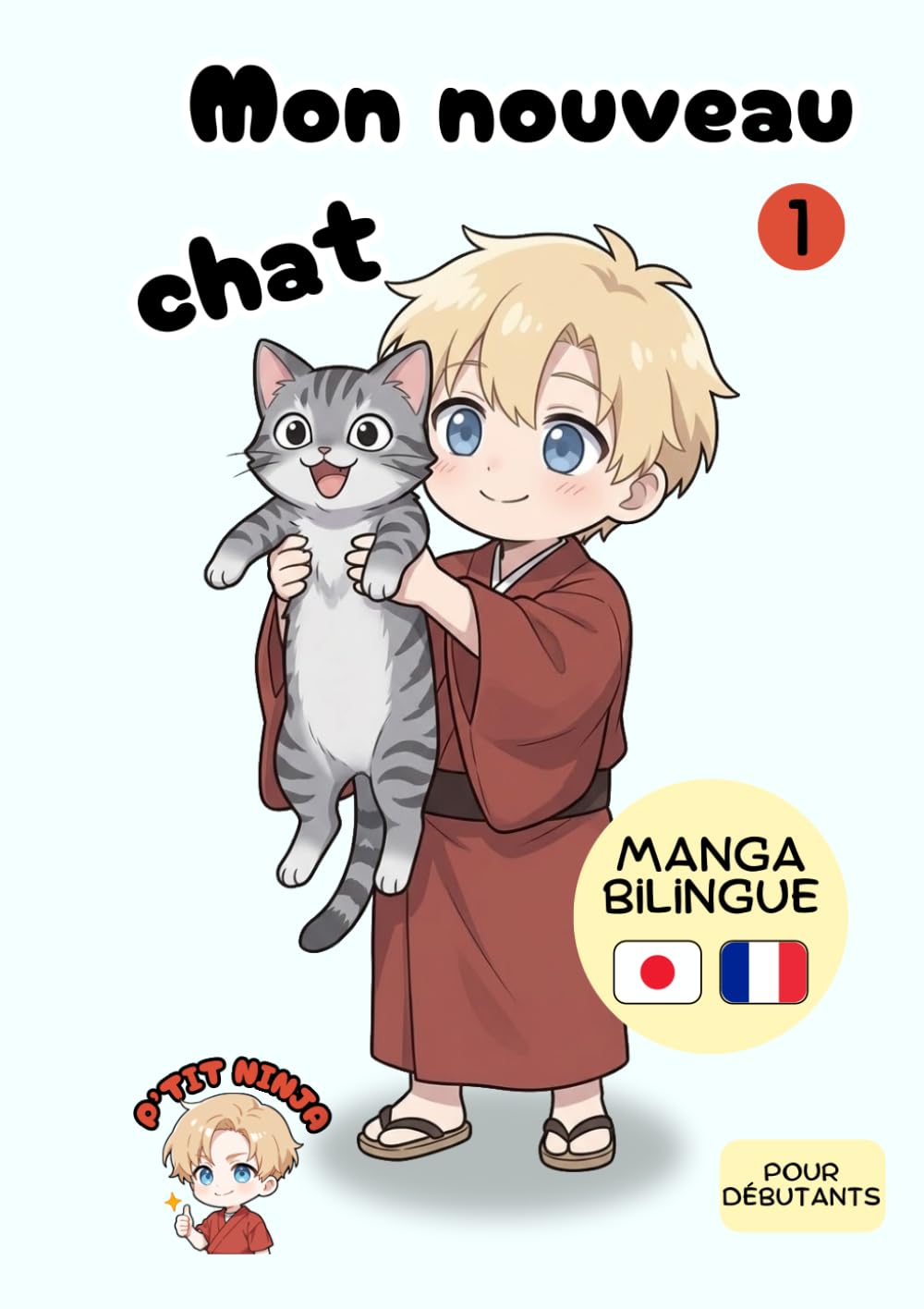 Mon nouveau chat: Manga bilingue français japonais