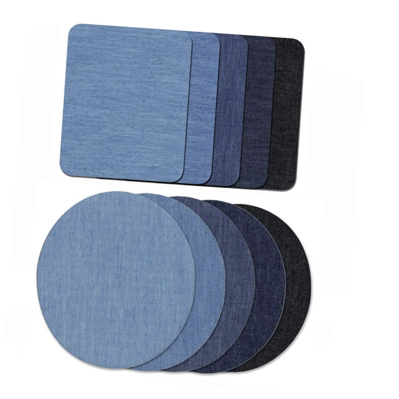 STOBOK 60 Stk repair patch fix patch Sewing es jeans es Knee es Elbow es Flicken aufbügeln Flicken für Kleidung für Hosen Klebstoff Stücke Denim Banner