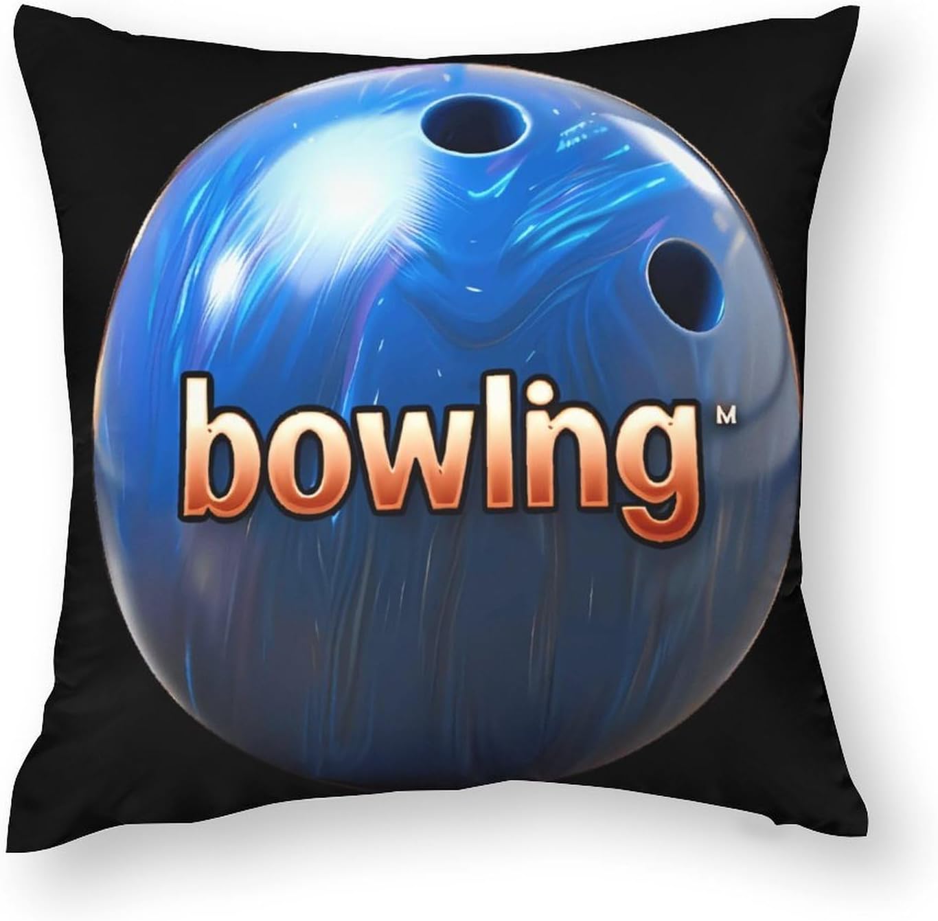 Bowling Ball Printed Throw Pillow Case 4 Pcs Soft Pillowcases Pillows Covers Sofa Bed Decor 12/14/16/17/18/20/22/24/32 Inches