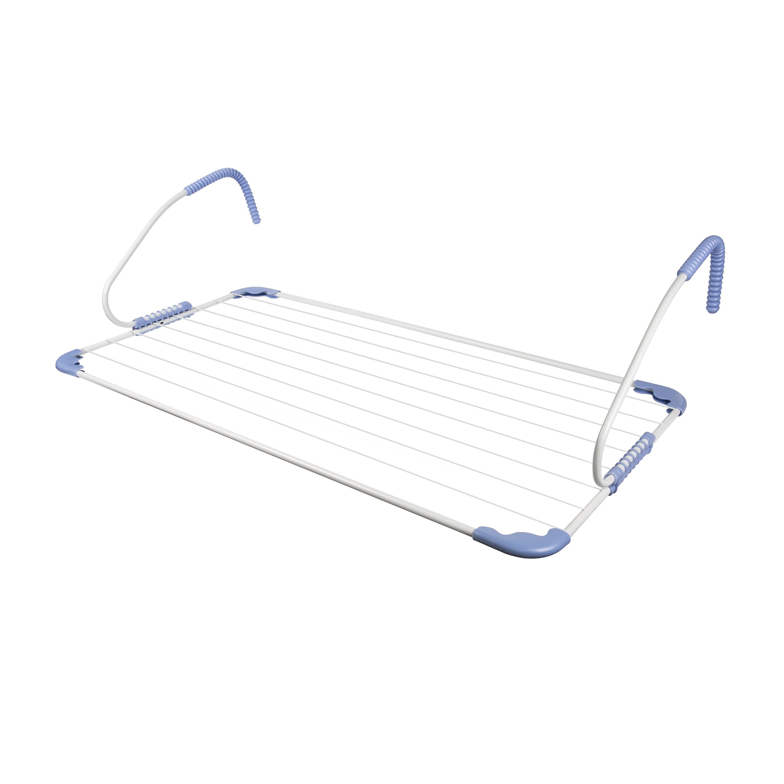 Porte-vêtements pliable de 80 cm pour optimiser votre balcon ou buanderie