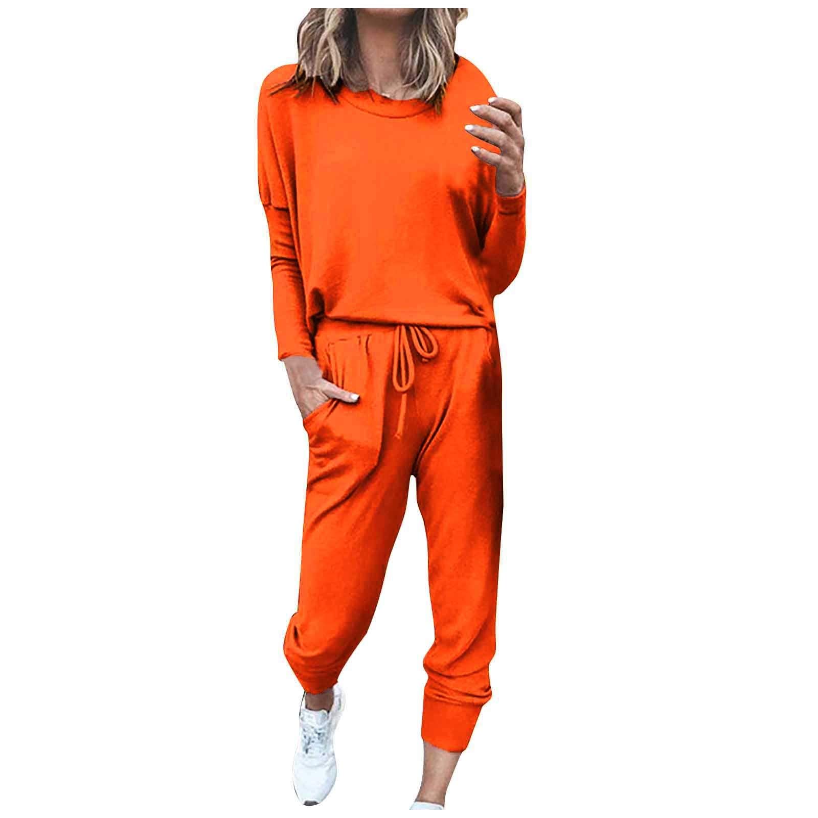 Long Sleeve Striped Sweatsuit and Pants Jogging Suits For Women Active Wear Patchwork Tracksuit Outfits Sets