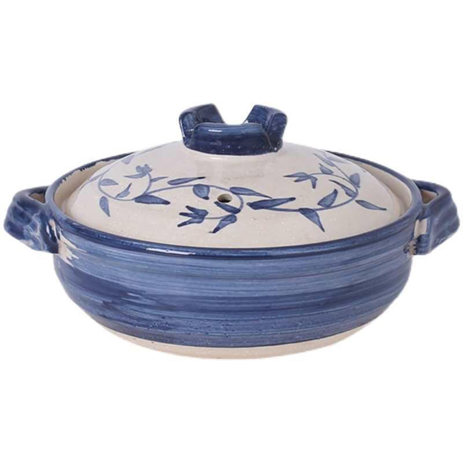 VHJdtE Ceramic stew pots, Small Copper Saucepans Casserole Dish with Lid Heat Resistant(0.8L/0.7Quarts)
