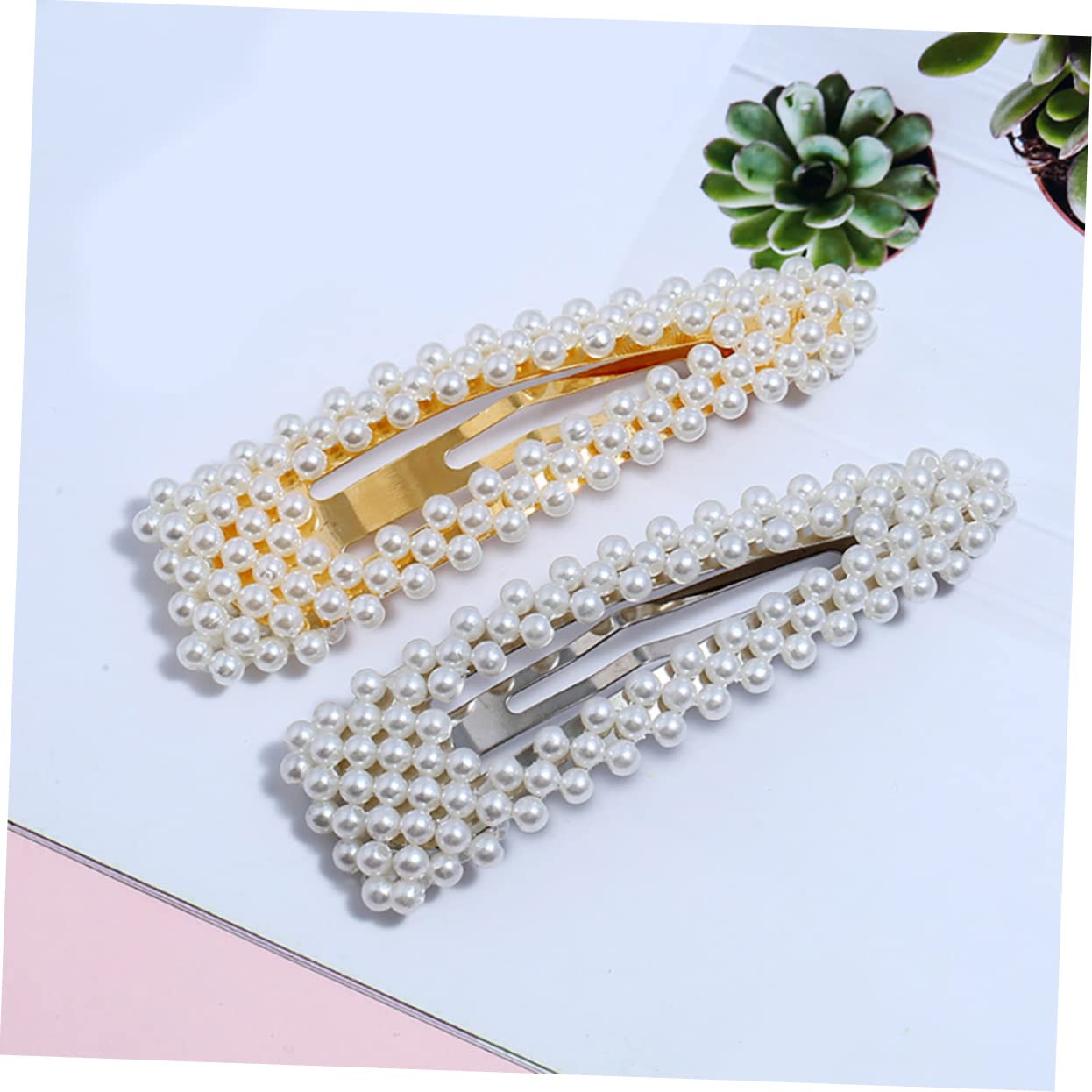 minkissy 20pezzi Fermagli Per Con Perle Eleganti Clip Decorative Per Donna e Ragazza Per Cerimonie e Uso Quotidiano Design Semplice e Confortevole