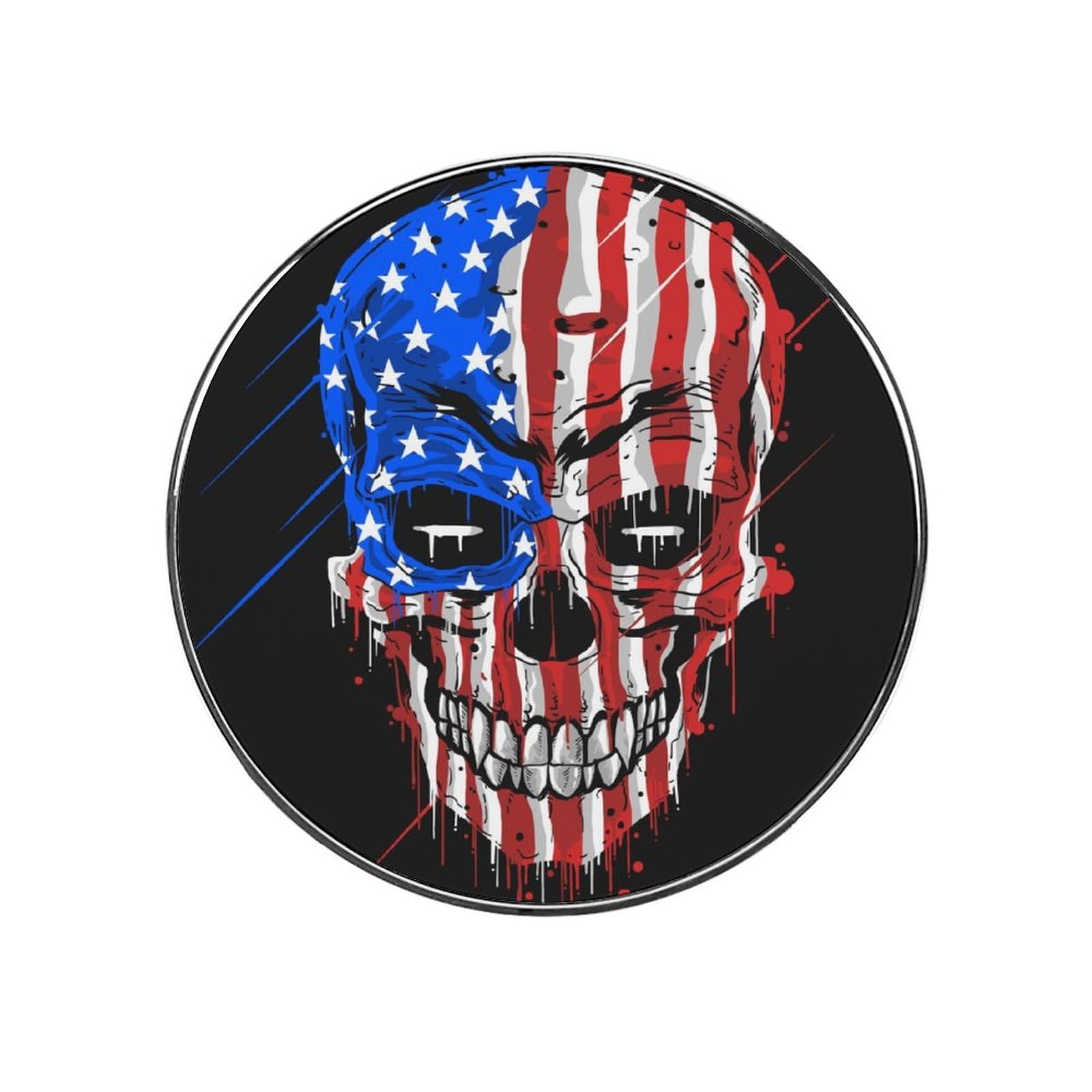 Flag Skull Alloy Fridge Magnet For Office Cabinet Refrigerator Whiteboard Photo